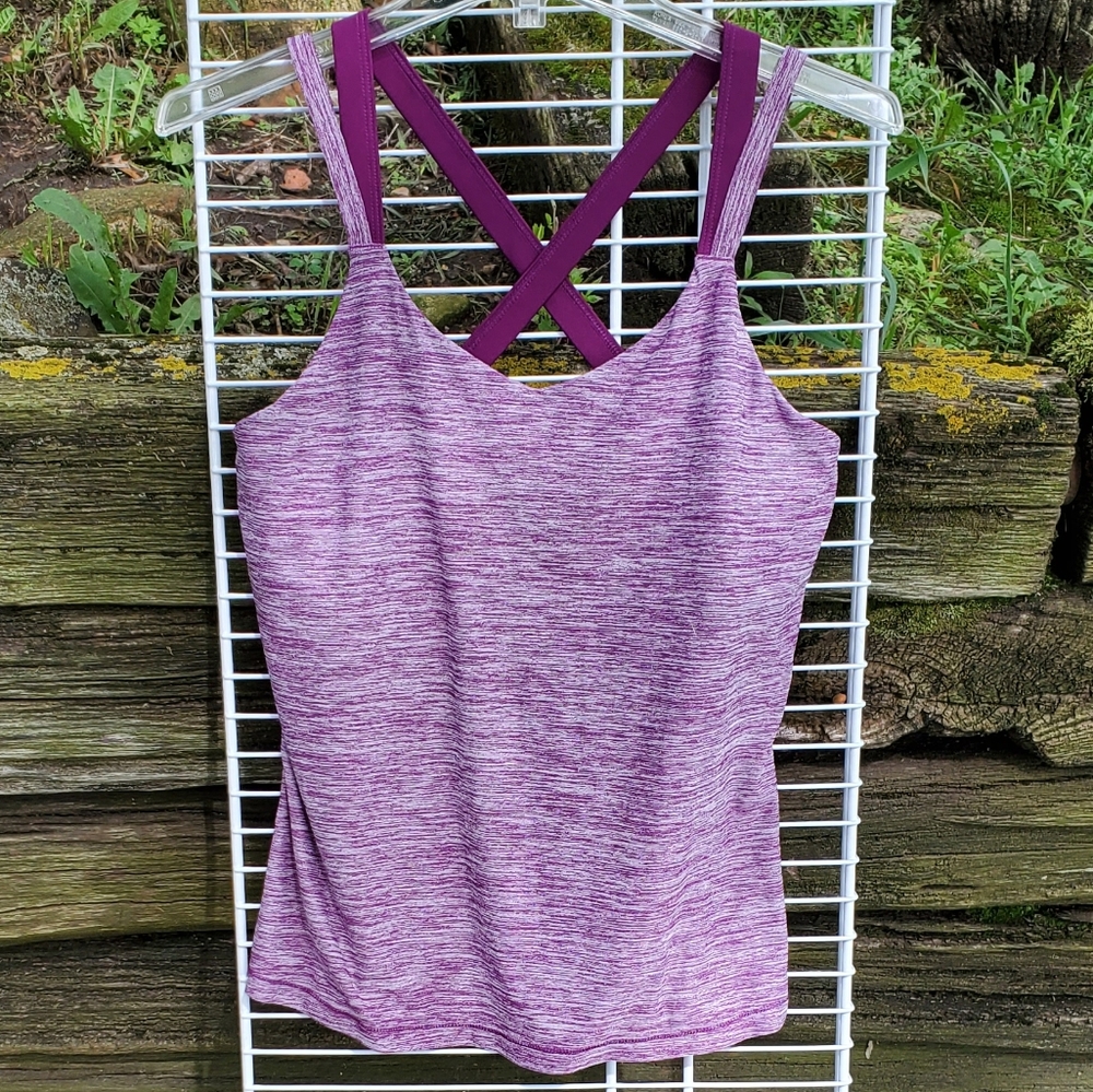 DANSKIN NOW Workout Tank Cross Back Straps Medium